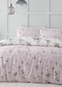Catherine Lansfield Songbird Reversible Duvet Cover Set Pink - Single Image 2