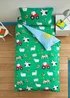 Catherine Lansfield Farmyard Animals Reversible Duvet Cover Set Blue - Junior Image 2