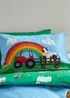 Catherine Lansfield Farmyard Animals Reversible Duvet Cover Set Blue - Junior Image 3