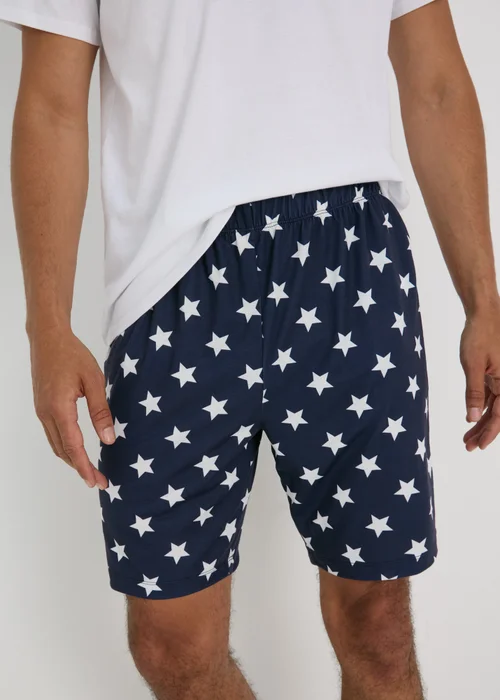 White Best Dad Ever Pyjama Short Set - Extra small Image 3