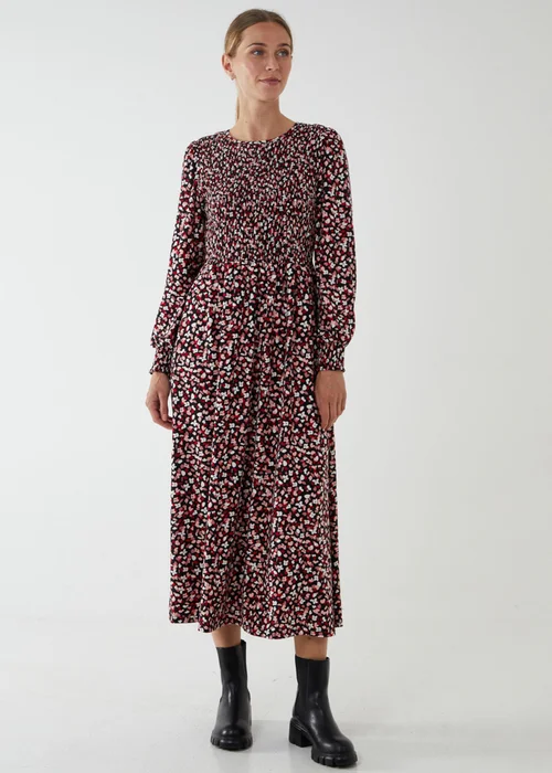 Blue Vanilla Smock Front Midi Dress - 8 Image 4