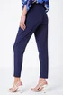 Roman Navy Jersey Stretch Elastic Waist Harem Trousers - 16 Image 3