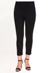 Roman Black 3/4 Length Stretch Elastic Waist Trouser - 10 Image 1