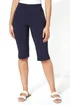 Roman Navy Knee Length Stretch Shorts - 12 Image 1