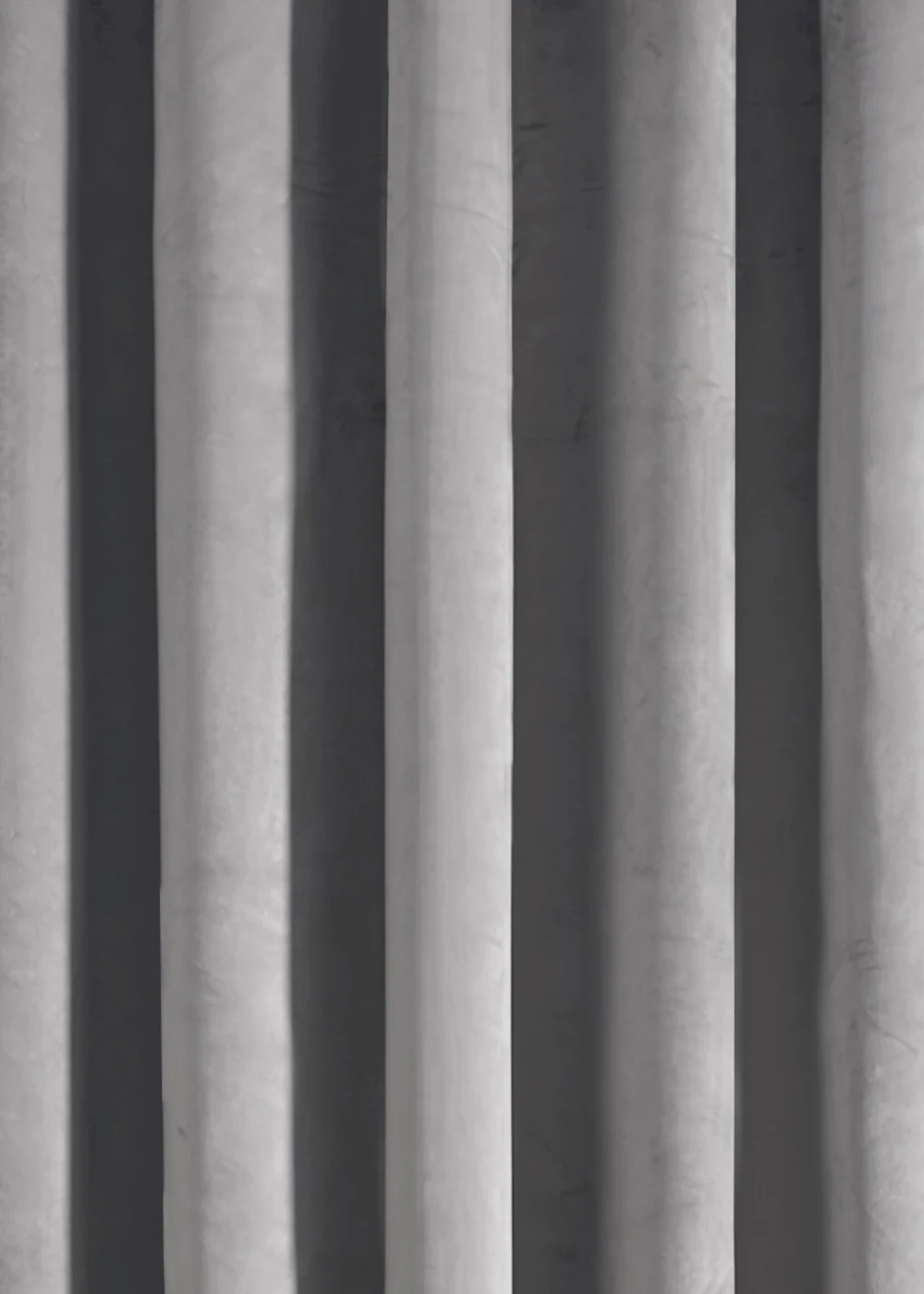 Laurence Llewelyn-Bowen Montrose Velvet Blackout Silver Eyelet Single Panel Door Curtain - 66W X 84D (168x213) Image 3