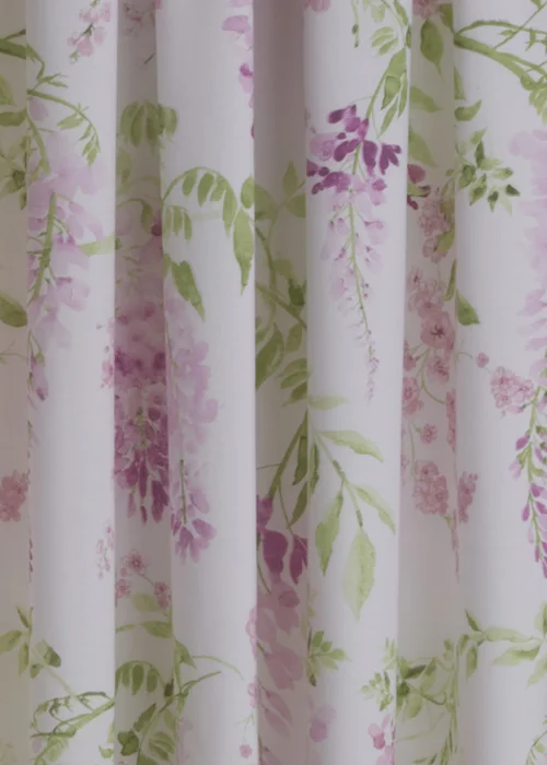 Dreams & Drapes Wisteria Pink Pencil Pleat Curtains With Tie-Backs - 66W X 72D (168x183cm) Image 4