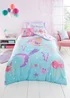Bedlam Mermaid Vibes Aqua Duvet Cover Set - Single Image 1