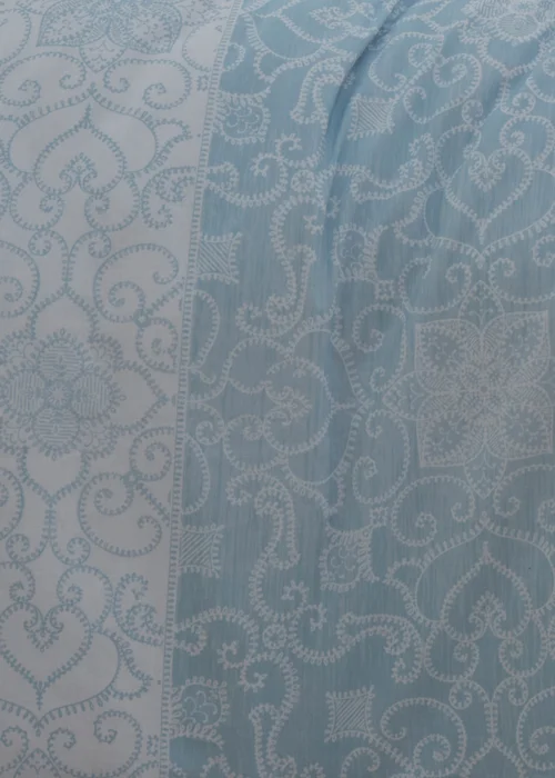 Dreams & Drapes Design Frampton Reversible Blue Duvet Cover Set - Single Image 3