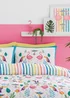 Fusion Tropical Flamingo Pink Duvet Cover Set - Single Image 2