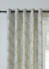 Fusion Matteo Natural Eyelet Curtains - 46W X 54D (117x137cm) Image 2