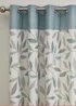 Fusion Beechwood Blue Eyelet Curtains - 46W X 54D (117x137cm Image 2