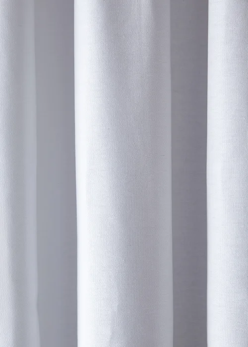 Fusion Dijon Blackout White Pencil Pleat Curtains - 46W X 54D (117x137cm) Image 4