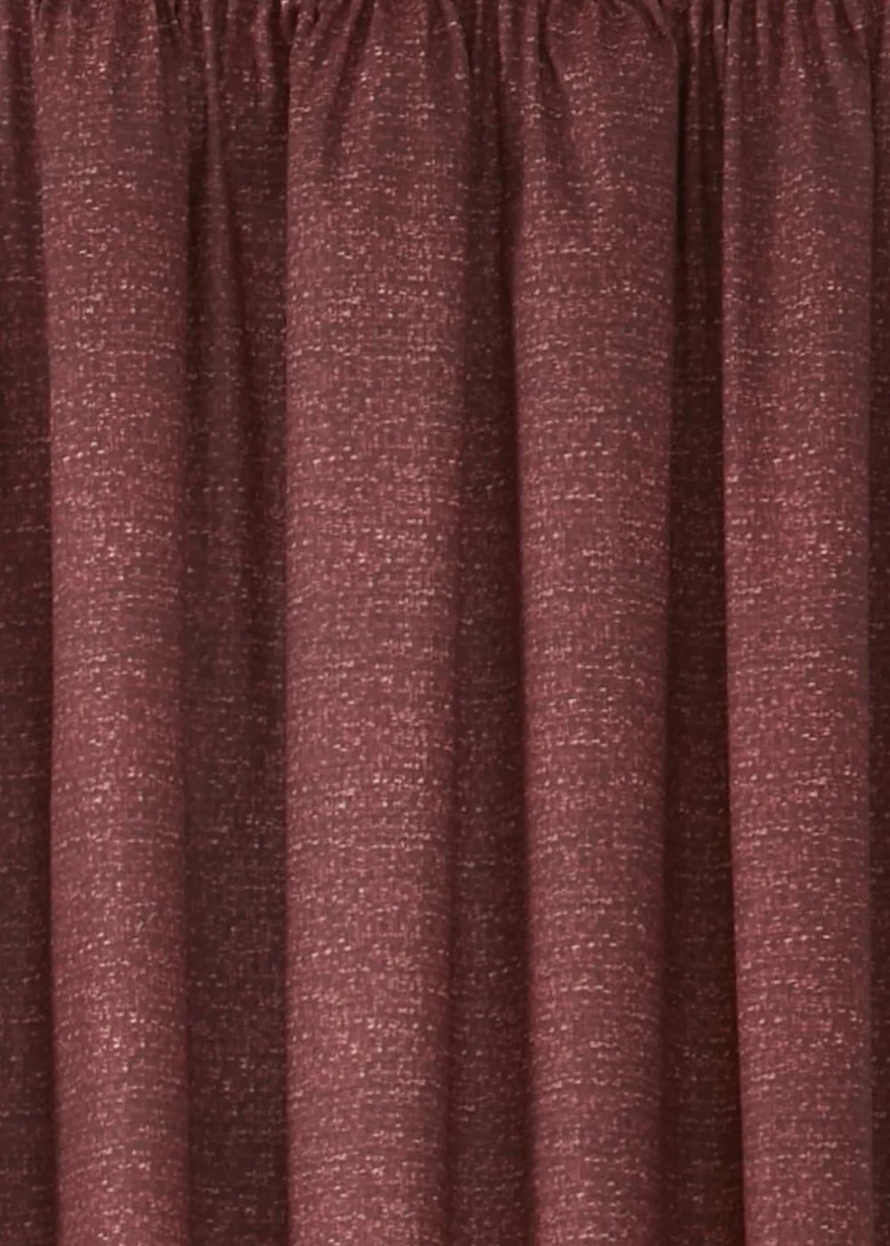 Dreams & Drapes Pembrey Brushed Cotton Red Pencil Pleat Curtains With Tie-Backs - 66W X 54D (168x137cm) Image 4
