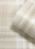Catherine Lansfield Kelso Check Cream Wallpaper - One Size Image 4