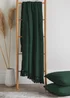 Drift Home Hayden Green Throw - 130 x 180cm Image 1