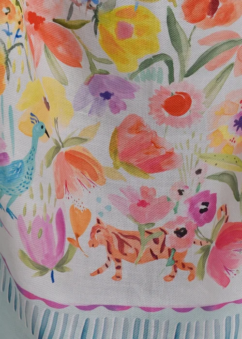 Appletree Style Festival Blue Throw - 130 x 180cm Image 4