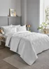 Serene Cavali Pinsonic White Duvet Cover Set - Single Image 1