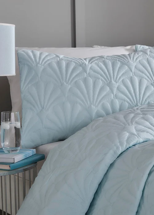 Serene Cavali Pinsonic Blue Duvet Cover Set - Single Image 2