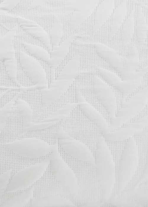 Serene Luana Soft Touch White Duvet Cover Set - Single Image 4