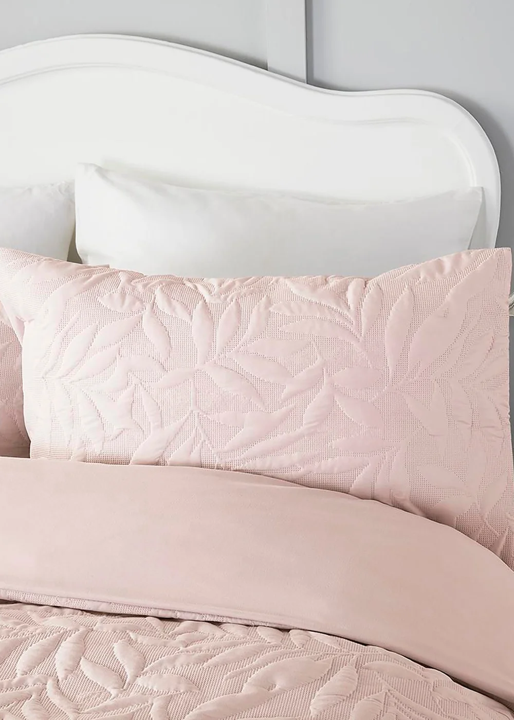 Serene Luana Soft Touch Pink Duvet Cover Set - Single Image 2