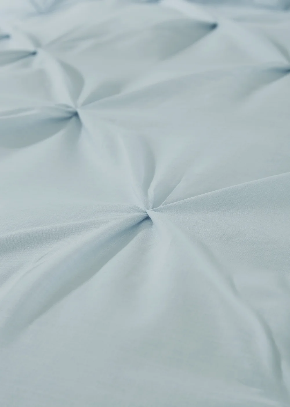 Serene Lara Duck Egg Blue Duvet Cover Set - Single Image 2
