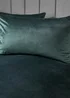 Laurence Llewelyn-Bowen Montrose Velvet Green Duvet Cover Set - Double Image 3