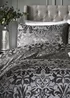 Laurence Llewelyn-Bowen Firenza Velvet Grey Duvet Cover Set - Double Image 2