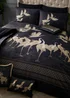 Laurence Llewelyn-Bowen Kireina Black Duvet Cover Set - Double Image 5