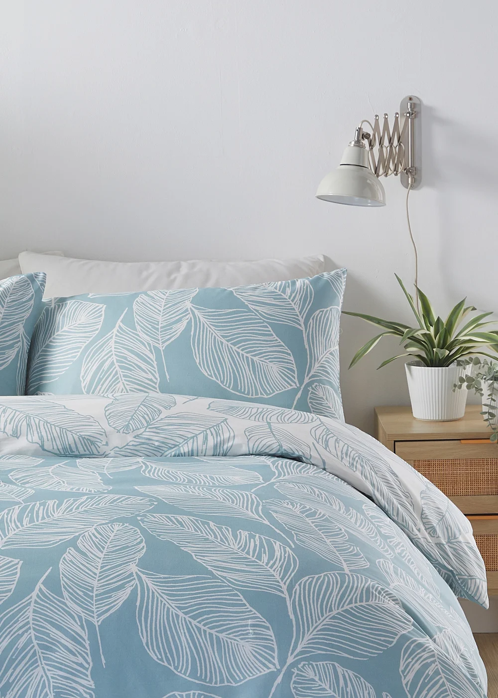 Fusion Matteo Blue Duvet Cover Set - Single Image 2