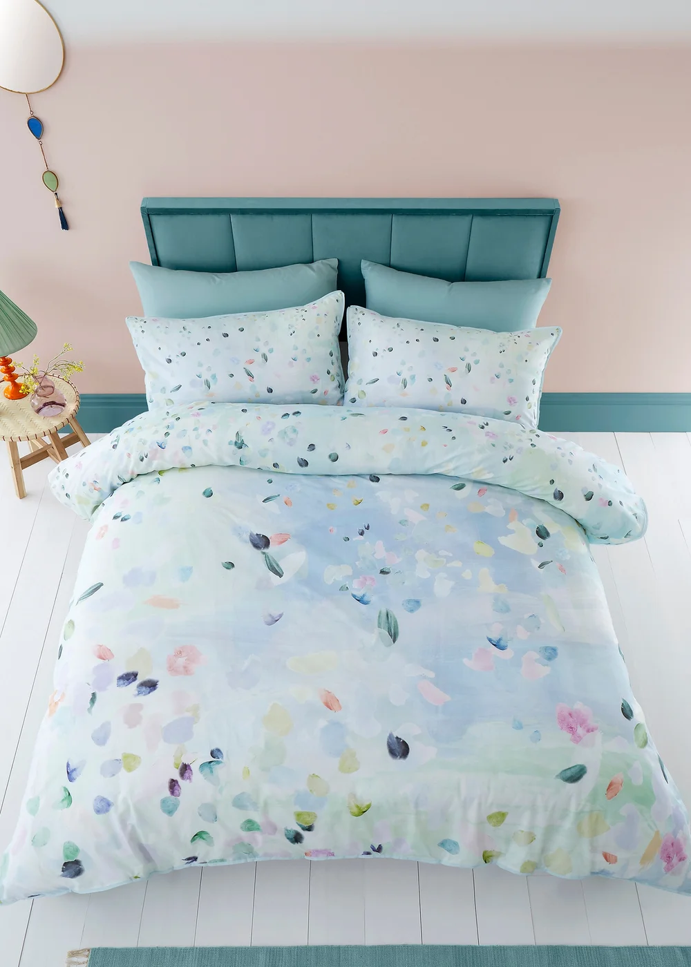 Appletree Style Alfresco Blue Duvet Cover Set - Single Image 5