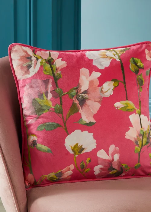 Soiree Layla Pink Filled Cushion (43cm x 43cm) - 43W X 43D Image 2