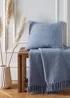 Drift Home Hayden Blue Filled Cushion (43cm x 43cm) - 43W X 43D Image 1