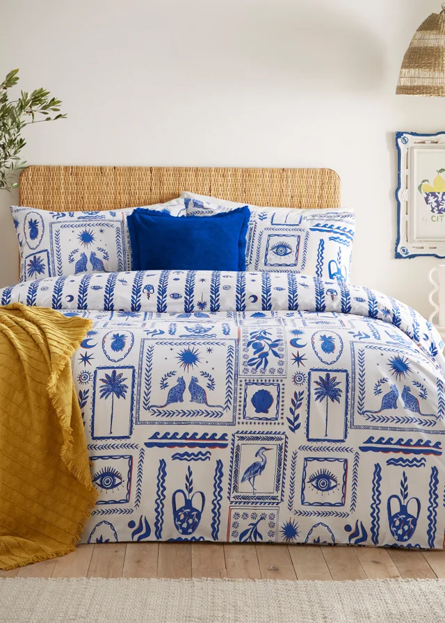 furn. Frieze Abstract Duvet Cover Set