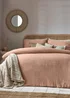 Yard Lark Muslin Cotton Duvet Cover Set Pink Clay - Single Image 1