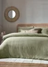 Yard Lark Muslin Cotton Duvet Cover Set Eucalyptus - Single Image 1