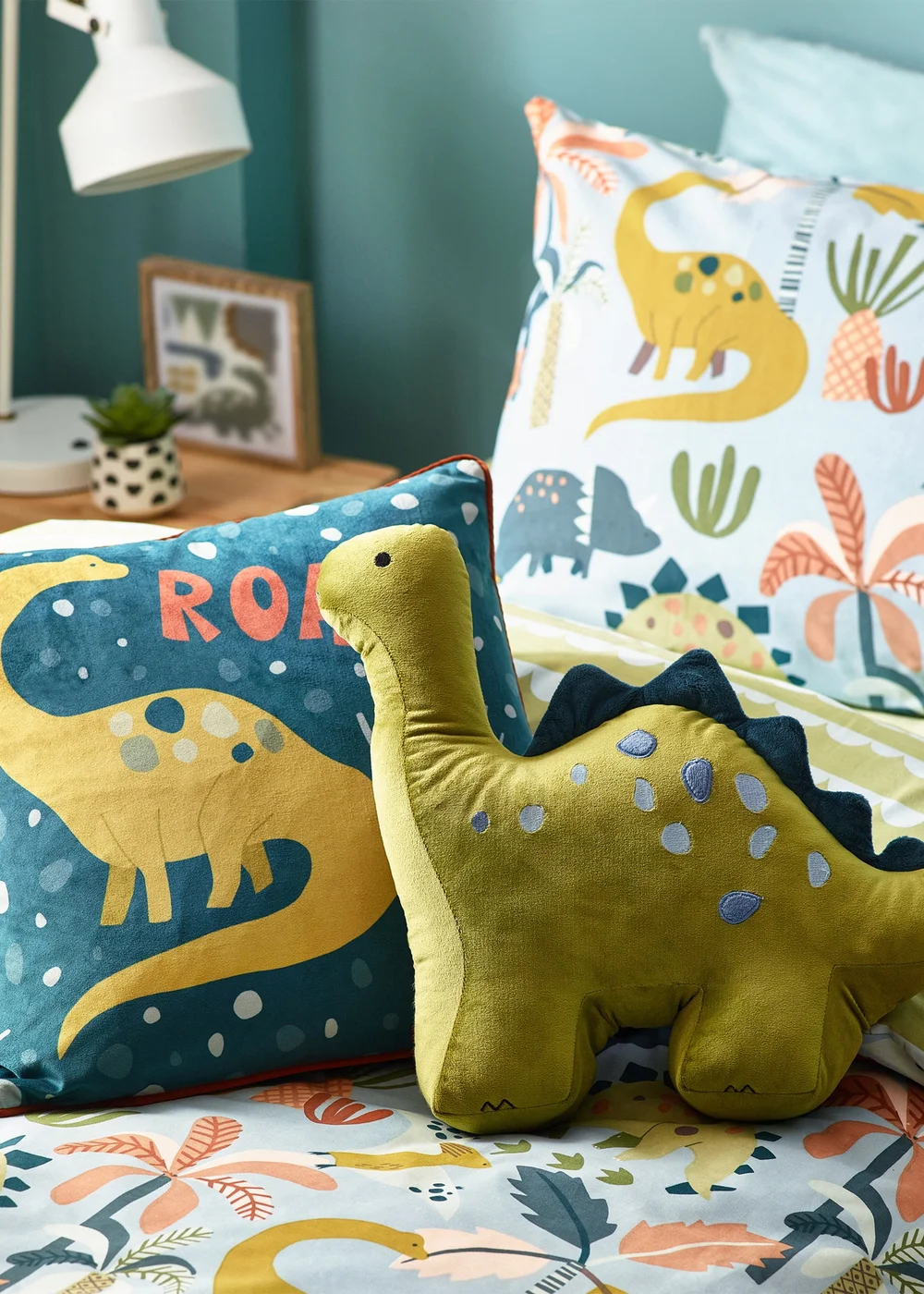 little furn. Little Dinos Scandi Duvet Cover Set - Toddler Image 2