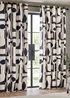 Hoem Carro Abstract Eyelet Curtains - 46W X 54D (117x137cm) Image 2