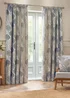 Wylder Nature Ophelia Floral Jacquard Pencil Pleat Curtains - 46W X 72D (117x183cm) Image 2