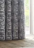 furn. Winter Woods Animal Chenille Eyelet Curtains Midnight - ZAC Image 4