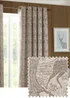furn. Winter Woods Animal Chenille Eyelet Curtains Taupe - 46X X 72D (116x183cm) Image 1