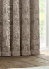 furn. Winter Woods Animal Chenille Eyelet Curtains Taupe - 46X X 72D (116x183cm) Image 4