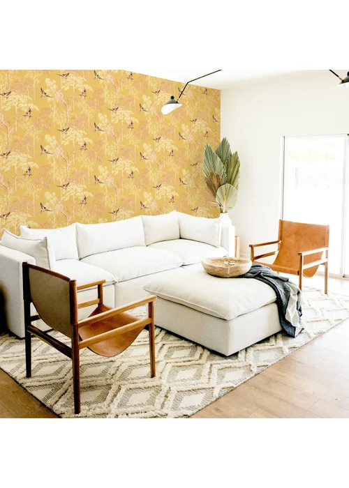 Arthouse Japanese Garden Ochre - One Size Image 4