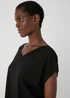 Souluxe Black V Neck T Shirt - Small Image 3