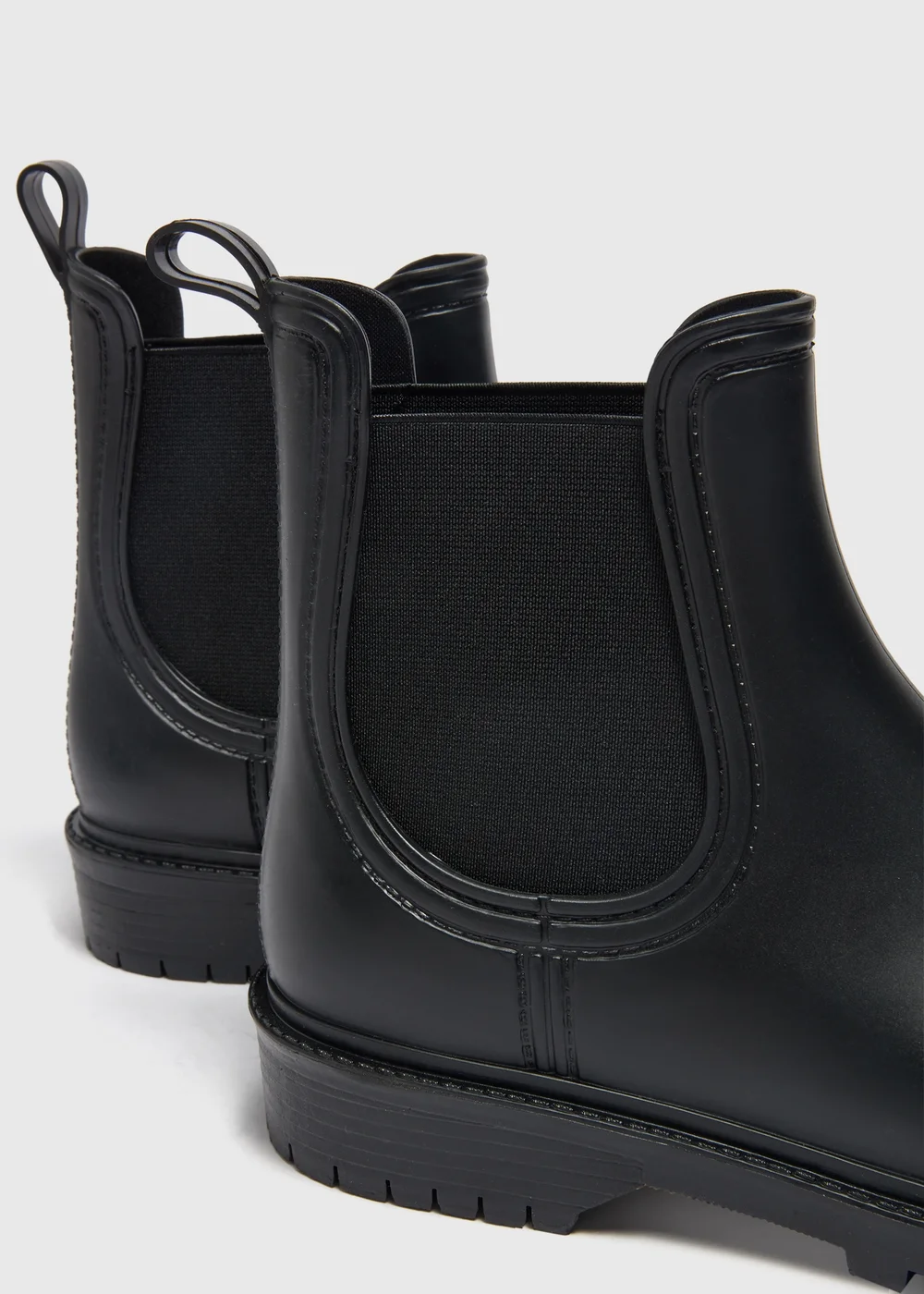 Black Chelsea Wellies - Size 5 Image 2