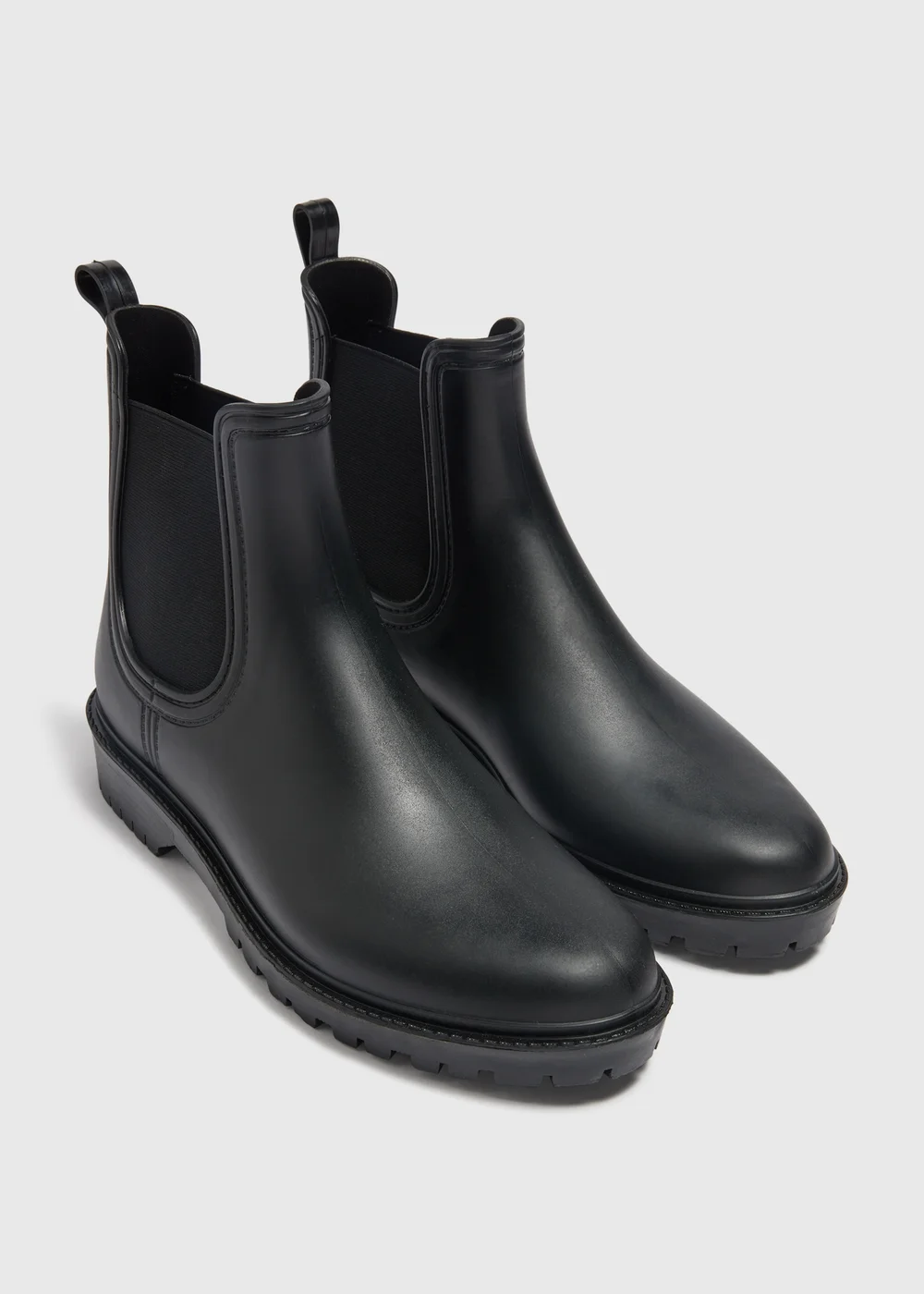 Black Chelsea Wellies - Size 5 Image 1
