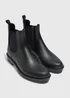 Black Chelsea Wellies - Size 5 Image 1