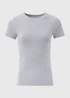 Grey Fitted Short Sleeve T-Shirt - Size 8 Image 4