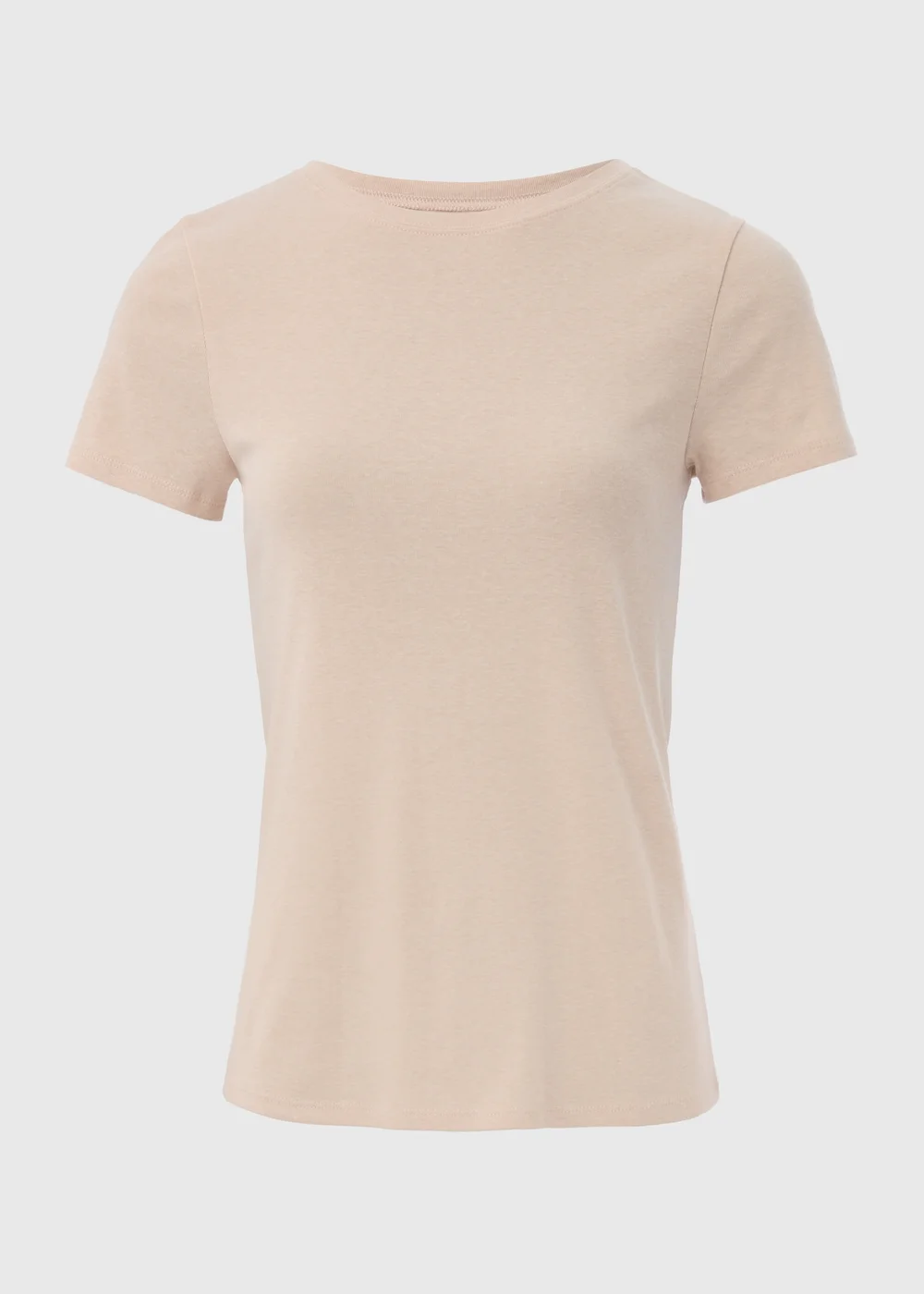 Beige Fitted T-Shirt - Size 26 Image 5