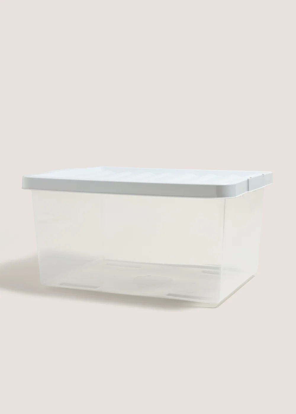 Grey Lid Storage Box (27 Litres) Image 1