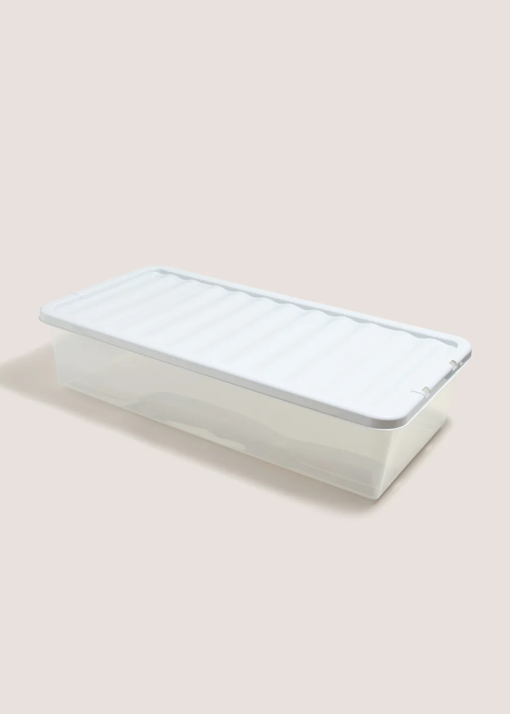 Grey Lid Under Bed Storage Box (42 Litres) Image 1